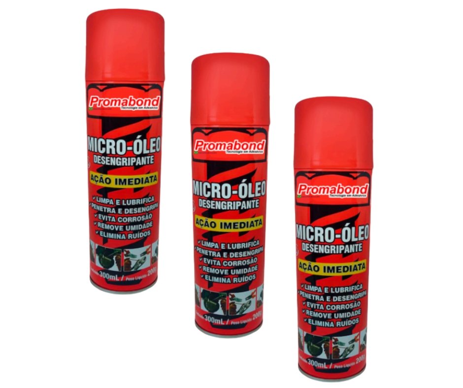 Micro-Óleo Desengripante: libere parafusos travados sem força e sem danos