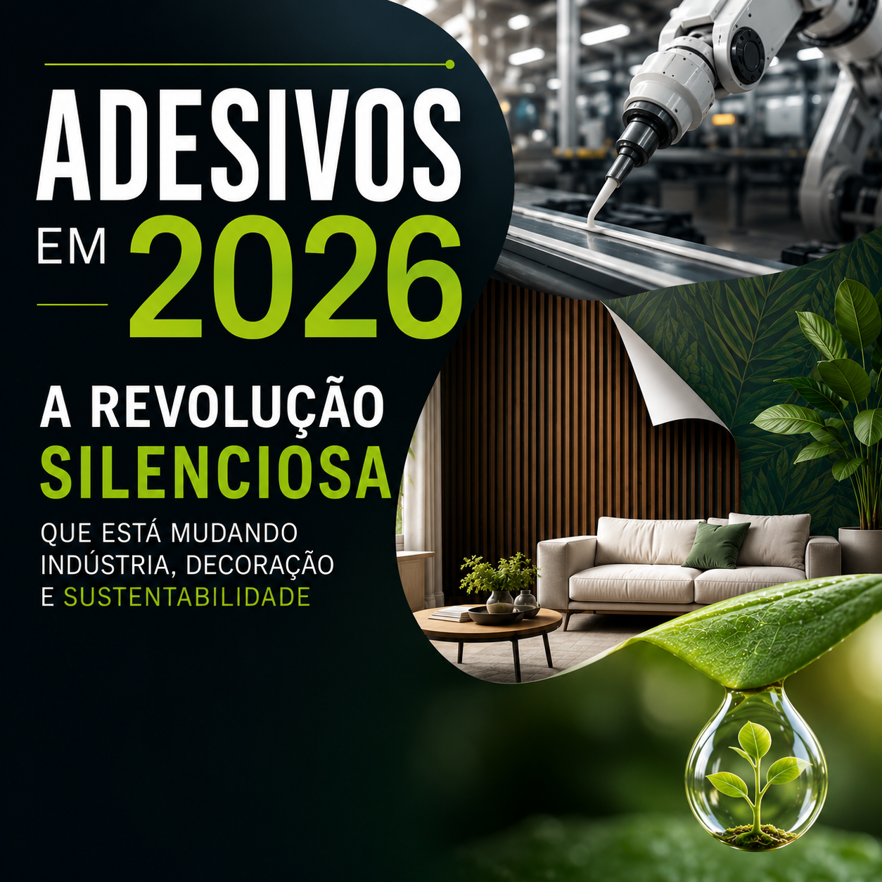 Adesivos em 2026: A Revolução Silenciosa que Está Mudando Indústria, Decoração e Sustentabilidade