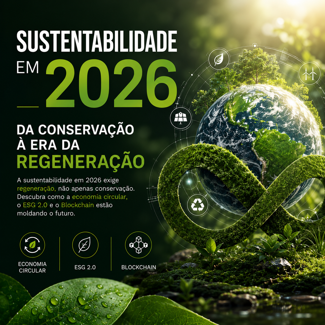 Sustentabilidade em 2026: Da Conservação à Era da Regeneração